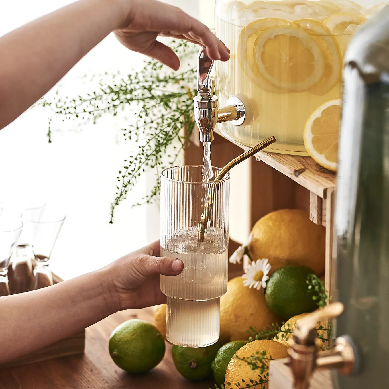 Ferm LIVING Lot De 4 Verres à Long Drink Ripple 2 Ferm LIVING Lot De 4 Verres à Long Drink Ripple – Image 2