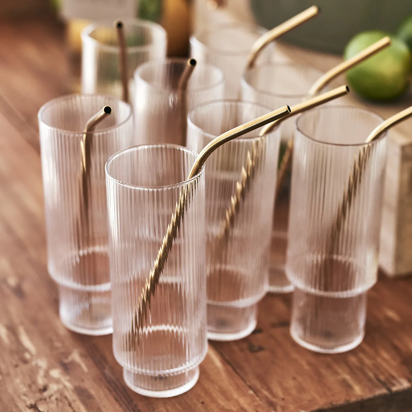 Ferm LIVING Lot De 4 Verres à Long Drink Ripple 3 Ferm LIVING Lot De 4 Verres à Long Drink Ripple – Image 3
