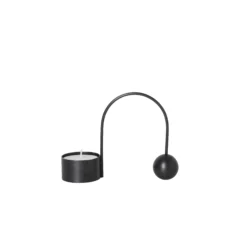Ferm LIVING Bougeoir Balance Noir