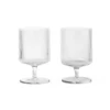 Ferm LIVING Verre à Vin Ripple Lot De 2