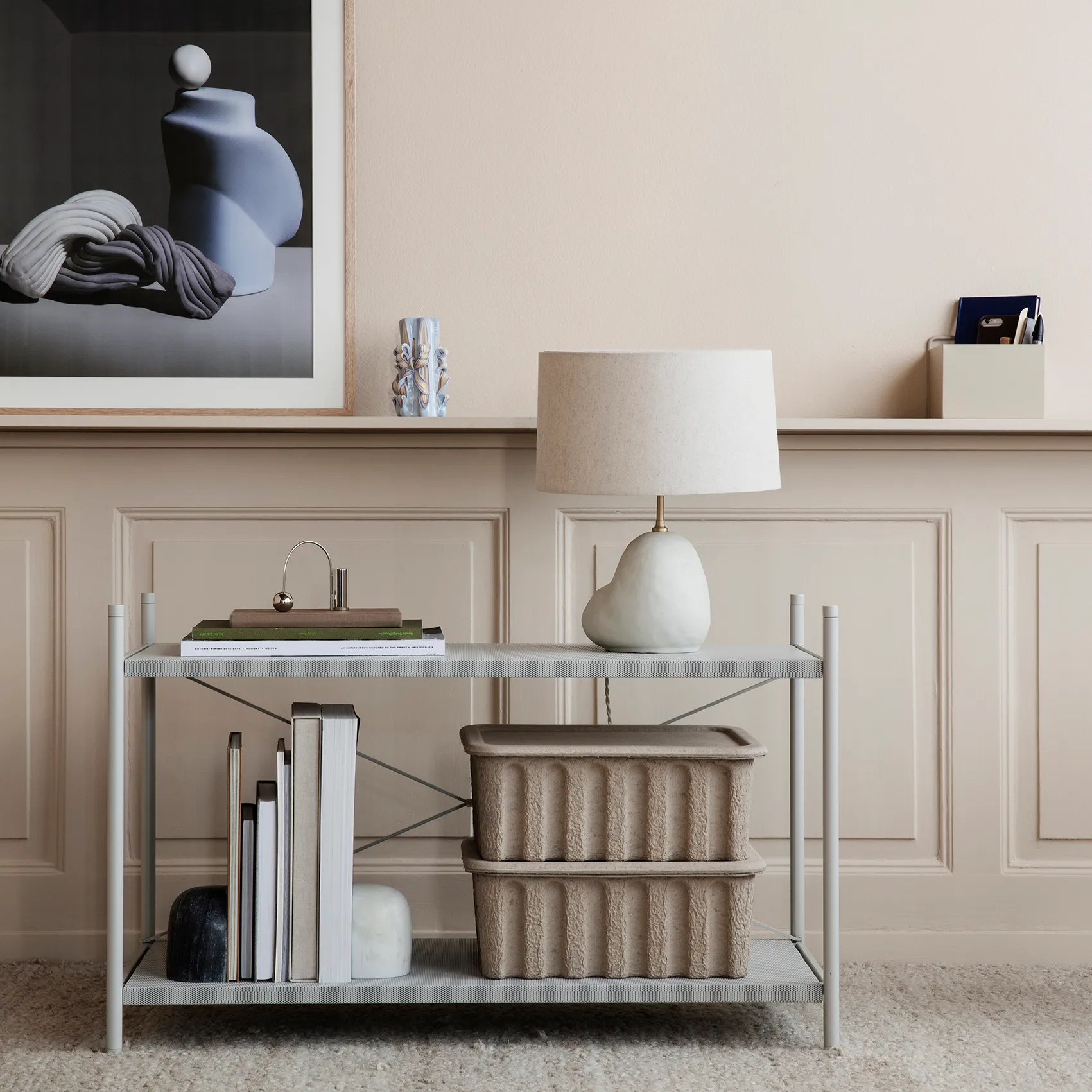 Ferm LIVING Boîte De Rangement Ferm Papier Avec Couvercle Lot De 2 2 Ferm LIVING Boîte De Rangement Ferm Papier Avec Couvercle Lot De 2 – Image 2