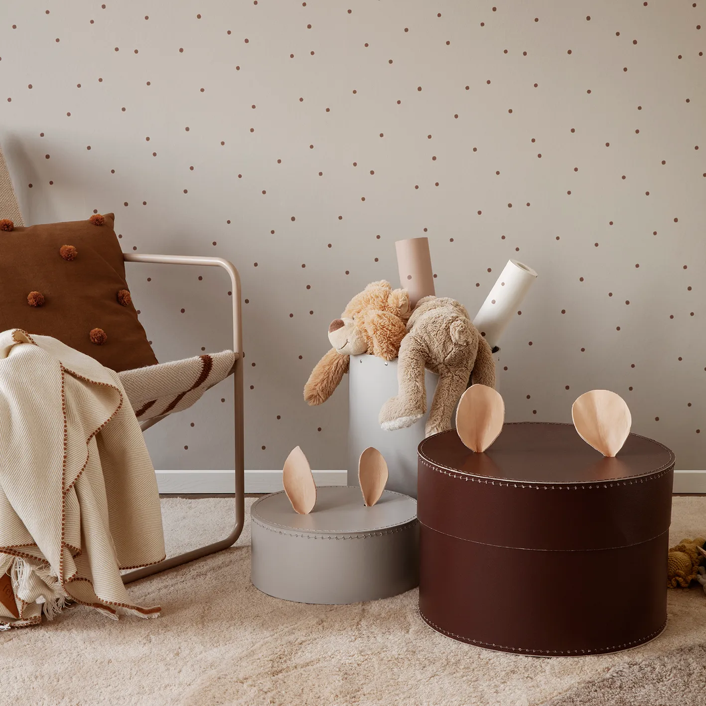 Ferm LIVING Coussin Dot 50x50 Cm 3 Ferm LIVING Coussin Dot 50x50 Cm – Image 3