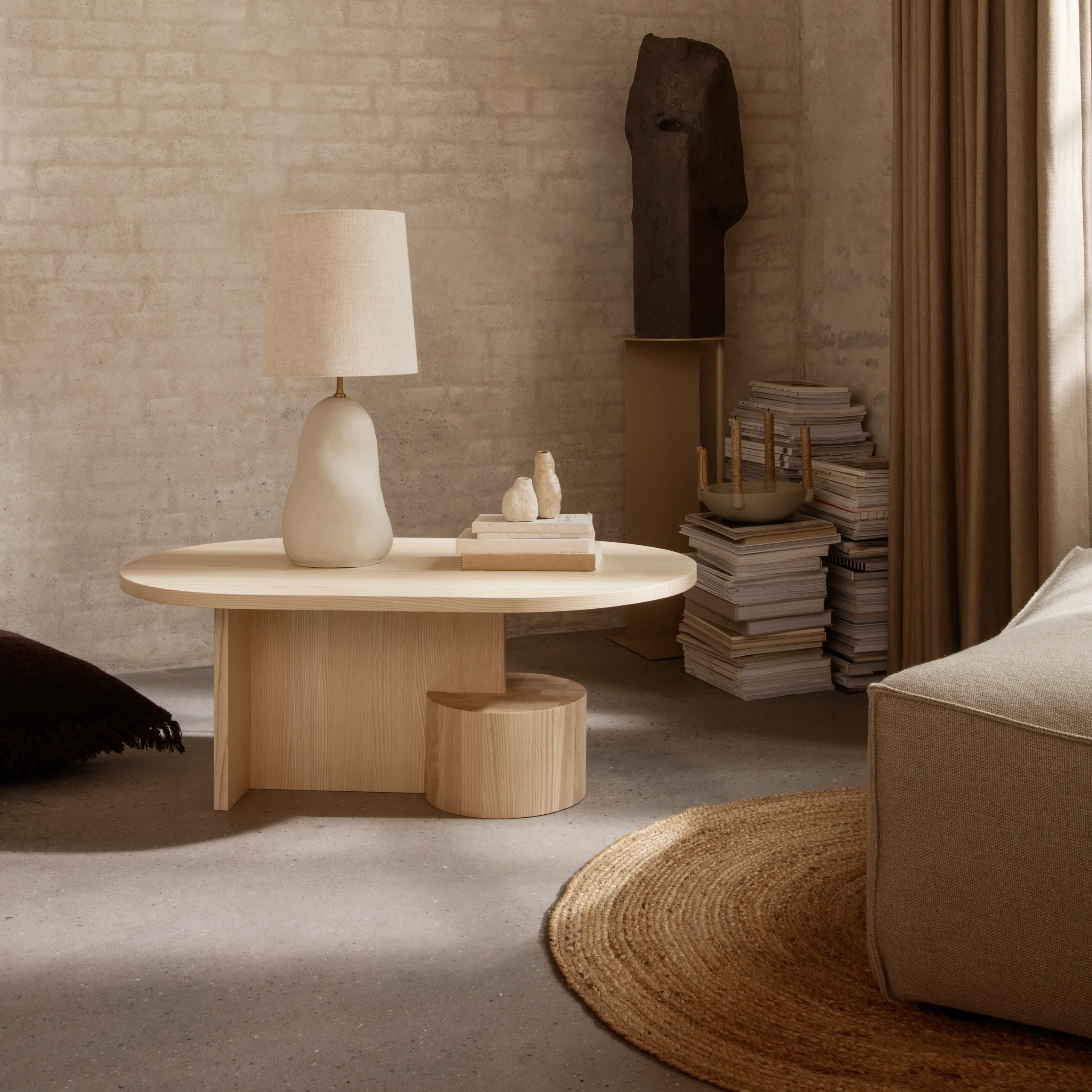 Ferm LIVING Tapis En Jute Rond Eternal Large 2 Ferm LIVING Tapis En Jute Rond Eternal Large – Image 2