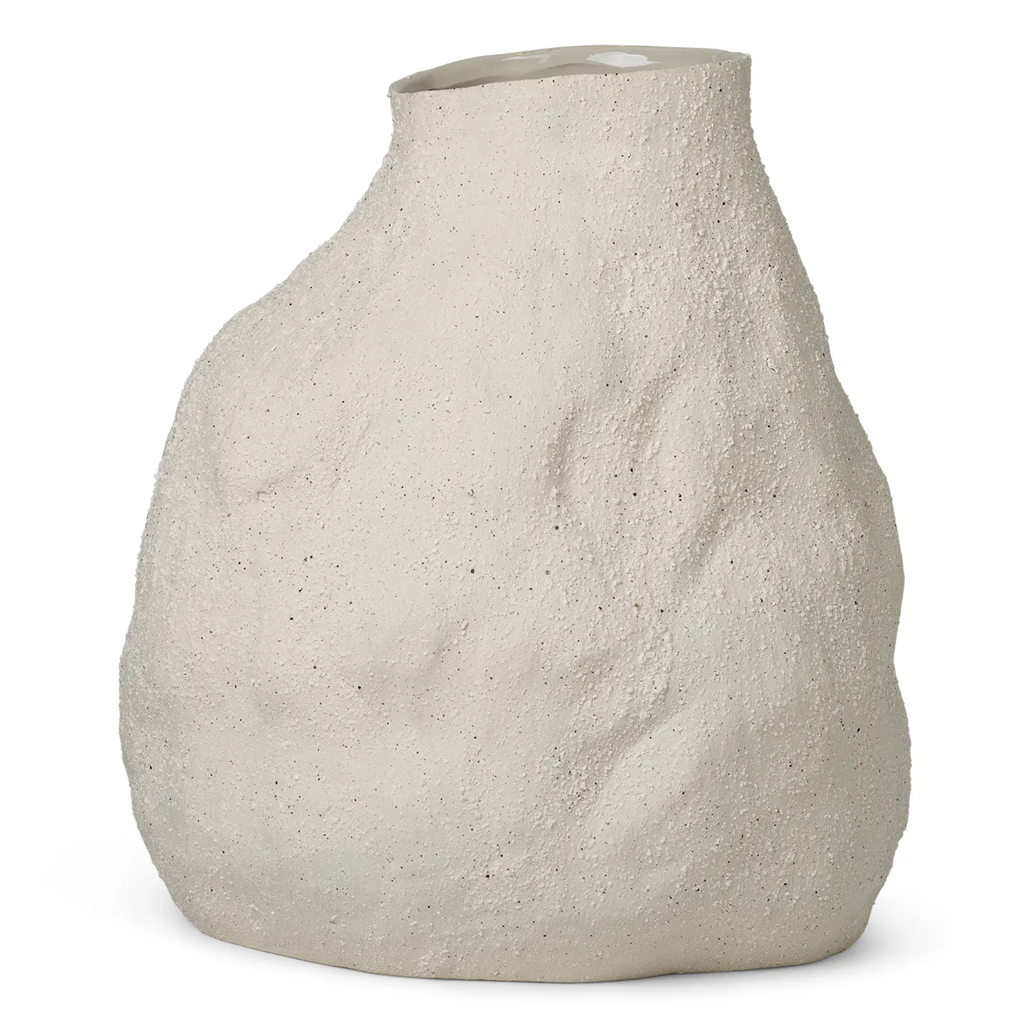 Ferm LIVING Vase Vulca Off-white 1 Ferm LIVING Vase Vulca Off-white
