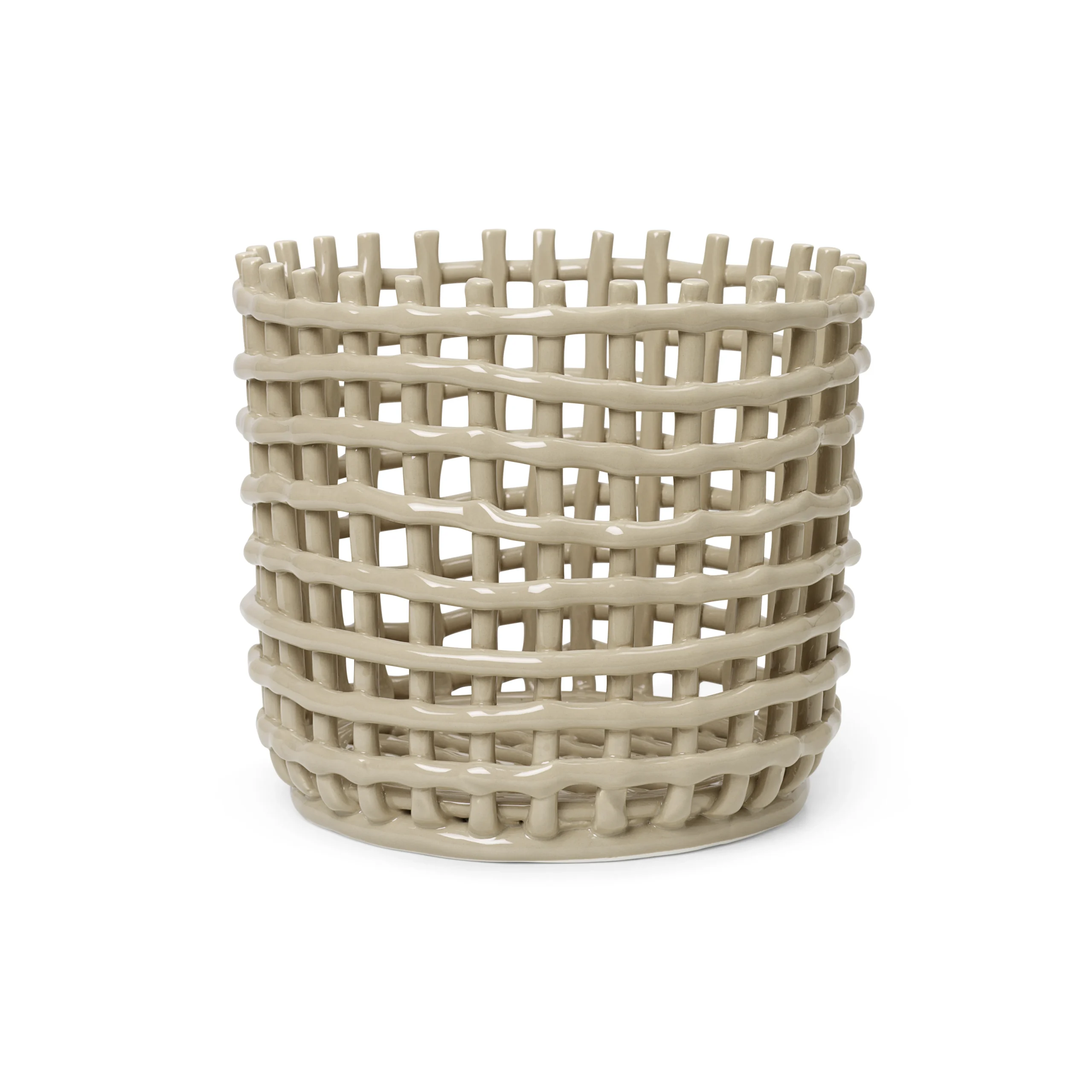 Ferm LIVING Panier Tressé Ceramic Ø23,5 Cm 1 Ferm LIVING Panier Tressé Ceramic Ø23,5 Cm