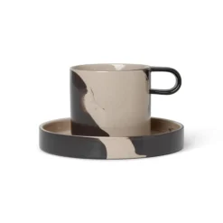 Ferm LIVING Tasse Avec Soucoupe Inlay