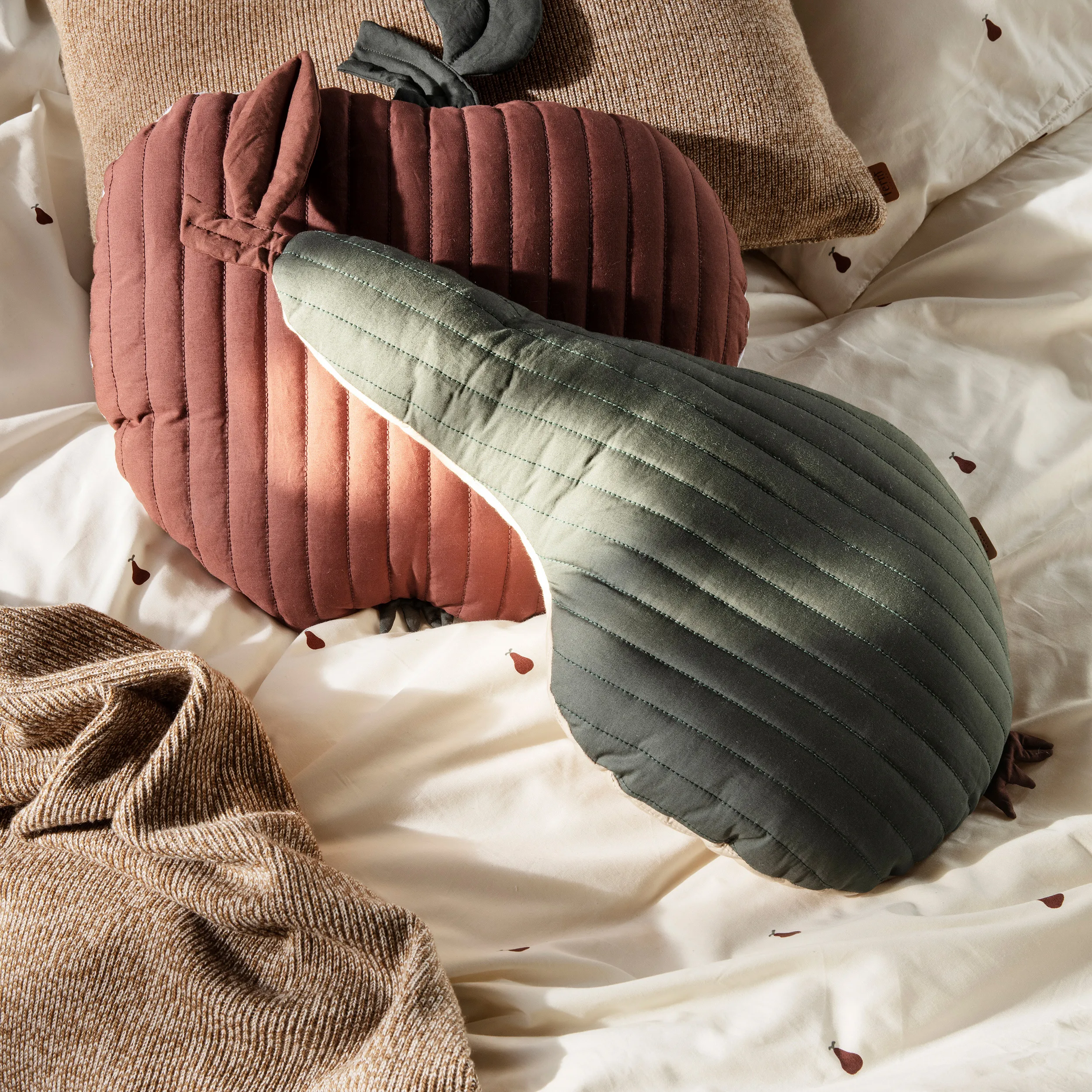 Ferm LIVING Housse De Couette Et Taie D'oreiller Pear 140x200 Cm 3 Ferm LIVING Housse De Couette Et Taie D'oreiller Pear 140x200 Cm – Image 3