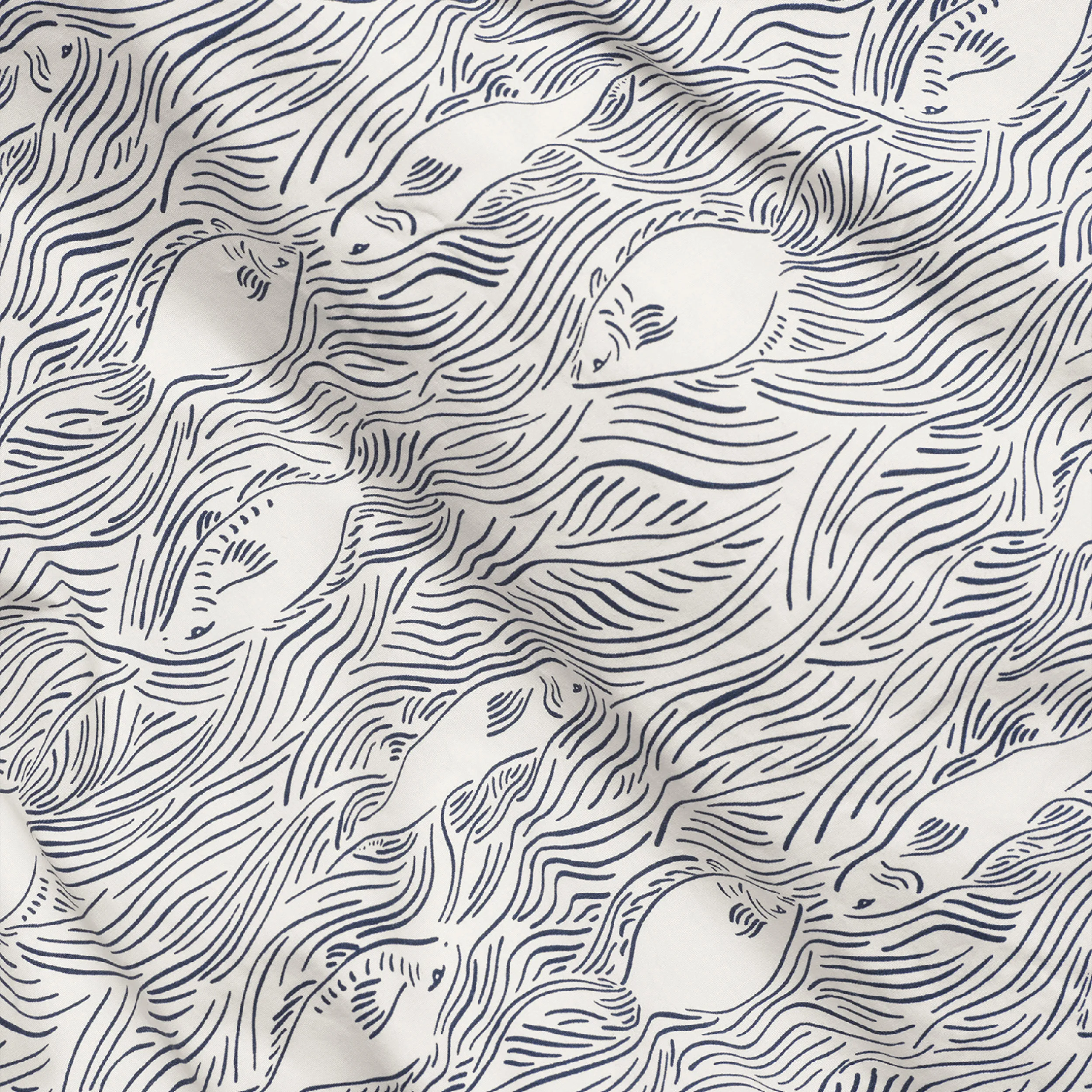 Ferm LIVING Housse De Couette Et Taie D'oreiller Stream 140x200 Cm 2 Ferm LIVING Housse De Couette Et Taie D'oreiller Stream 140x200 Cm – Image 2