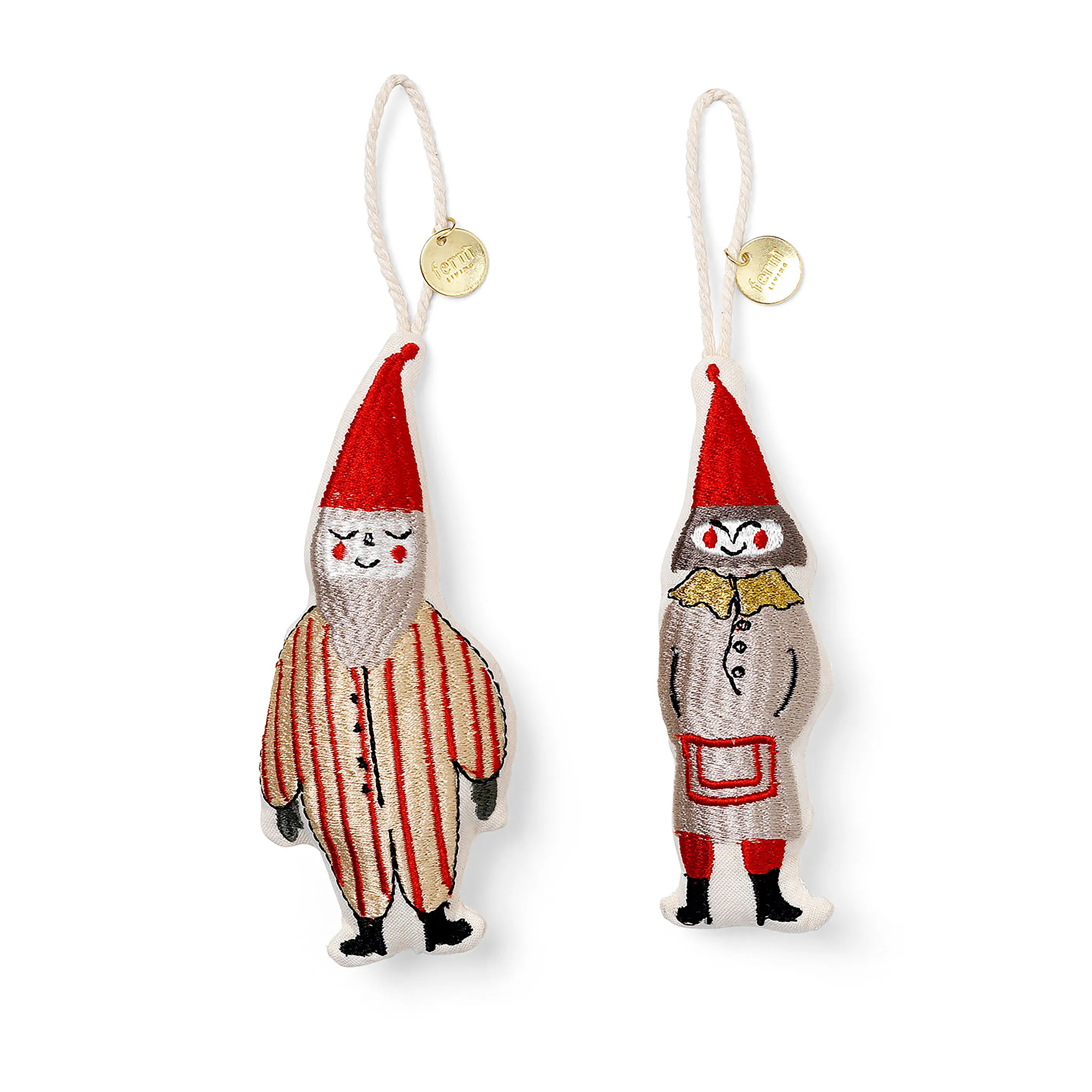 Ferm LIVING Décoration De Noël Elf Pair 13,5 Cm Lot De 2 1 Ferm LIVING Décoration De Noël Elf Pair 13,5 Cm Lot De 2