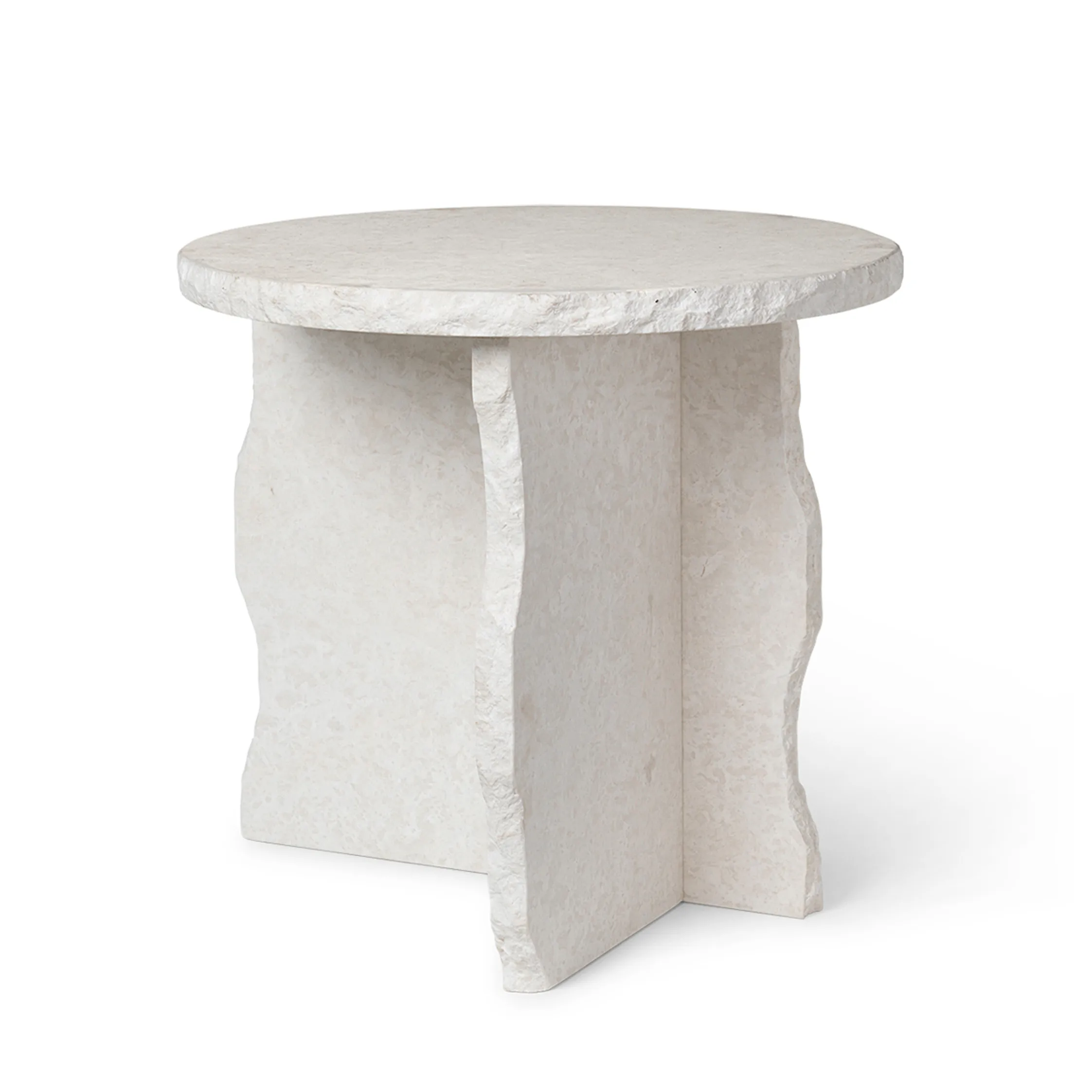 Ferm LIVING Table Mineral Sculptural Ø52 Cm 2 Ferm LIVING Table Mineral Sculptural Ø52 Cm – Image 2