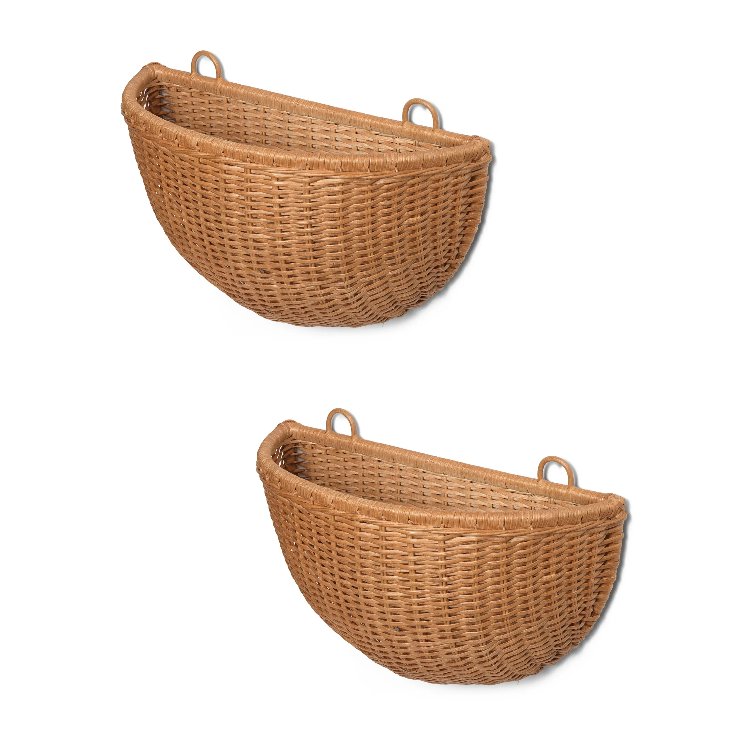 Ferm LIVING Paniers Muraux Braided Lot De 2 2 Ferm LIVING Paniers Muraux Braided Lot De 2 – Image 2