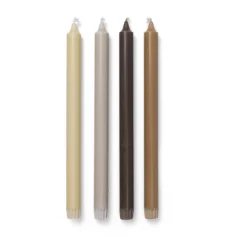 Ferm LIVING Pack De 4 Bougies Pure