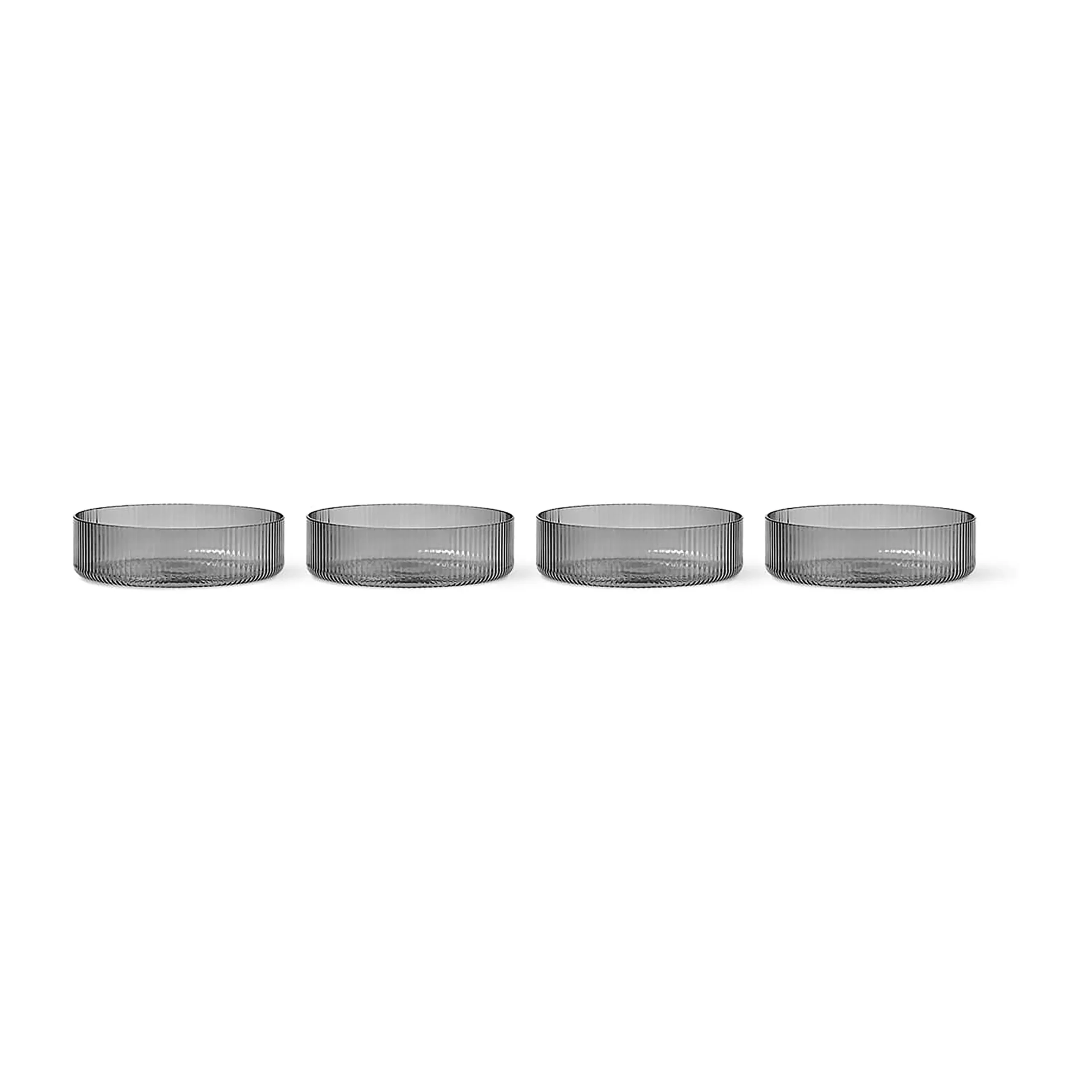 Ferm LIVING Bol Petit-déjeuner Ripple, Lot De 4 1 Ferm LIVING Bol Petit-déjeuner Ripple, Lot De 4