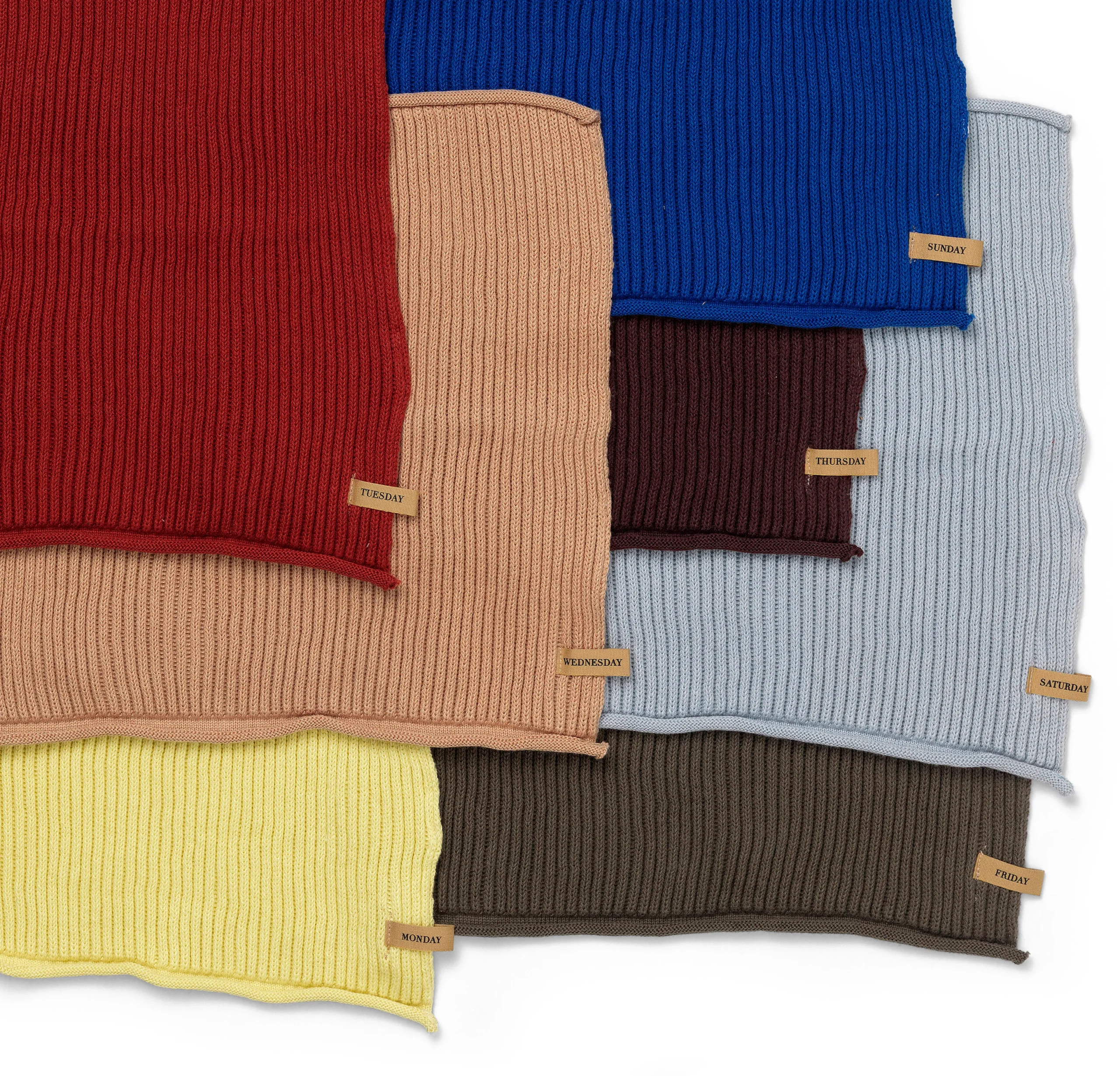 Ferm LIVING 7 Lavettes Day 26x26 Cm 2 Ferm LIVING 7 Lavettes Day 26x26 Cm – Image 2