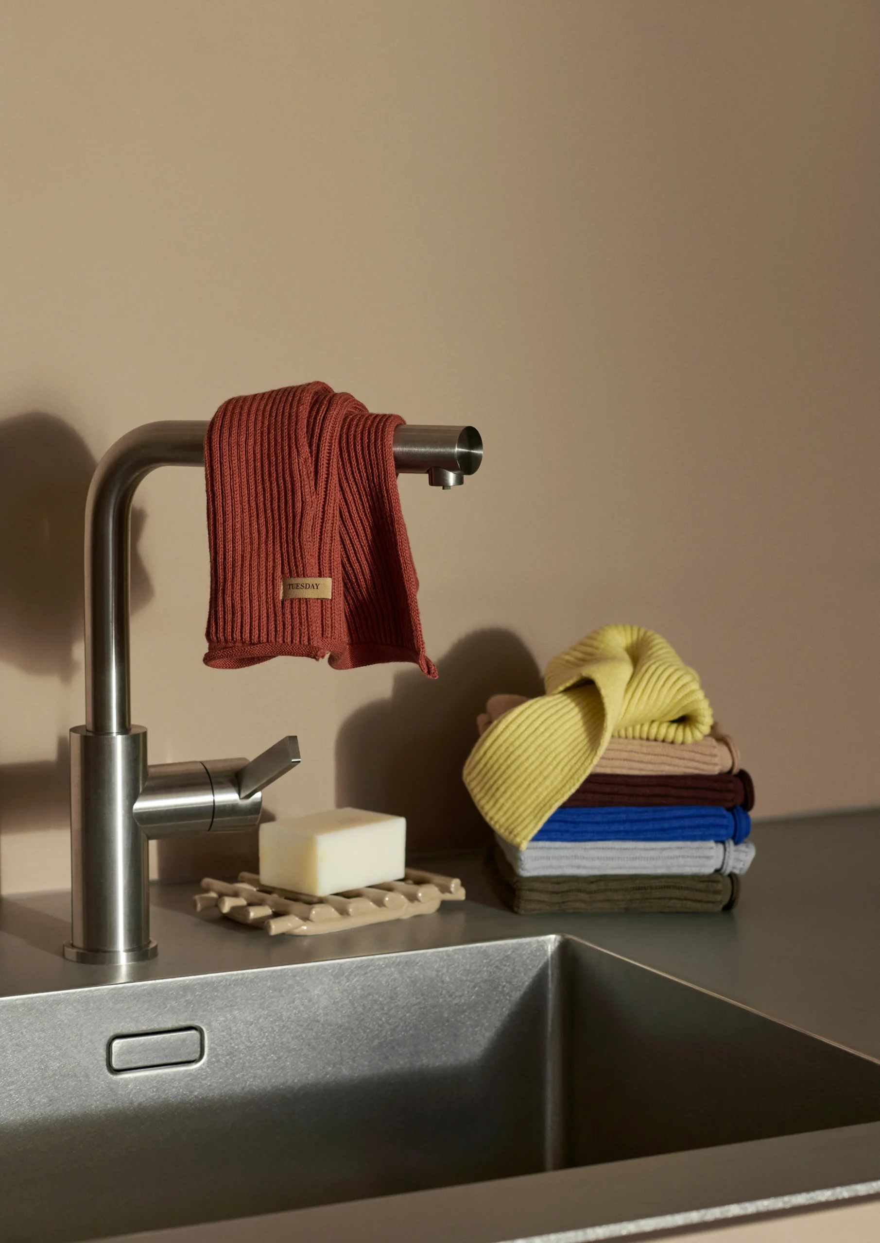 Ferm LIVING 7 Lavettes Day 26x26 Cm 4 Ferm LIVING 7 Lavettes Day 26x26 Cm – Image 4