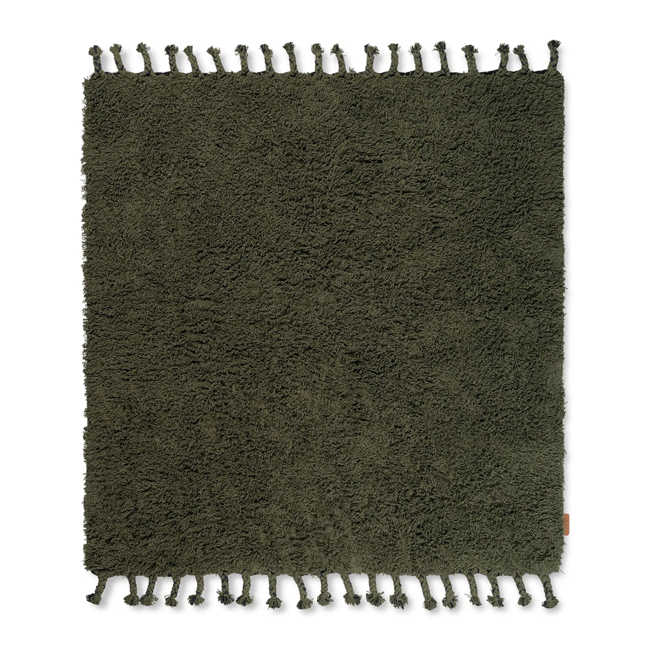 Ferm LIVING Tapis à Poils Longs Amass 140x140 Cm 1 Ferm LIVING Tapis à Poils Longs Amass 140x140 Cm