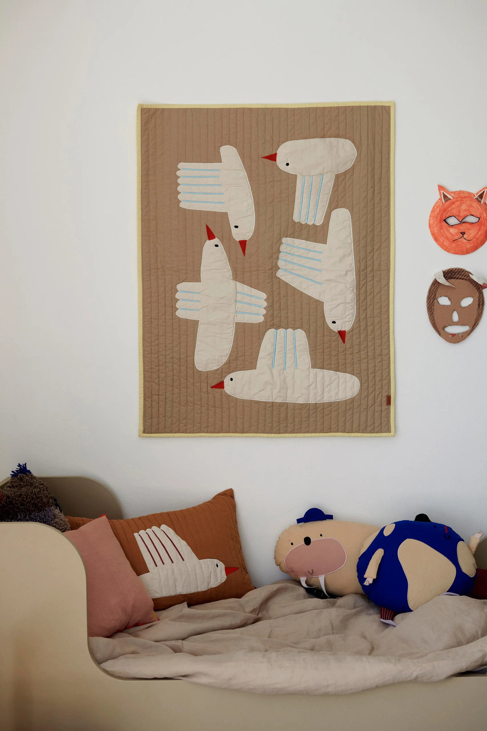 Ferm LIVING Couverture Matelassée Bird 5 Ferm LIVING Couverture Matelassée Bird – Image 5