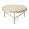 Ferm LIVING Table Basse Travertin Ø70,5 Cm