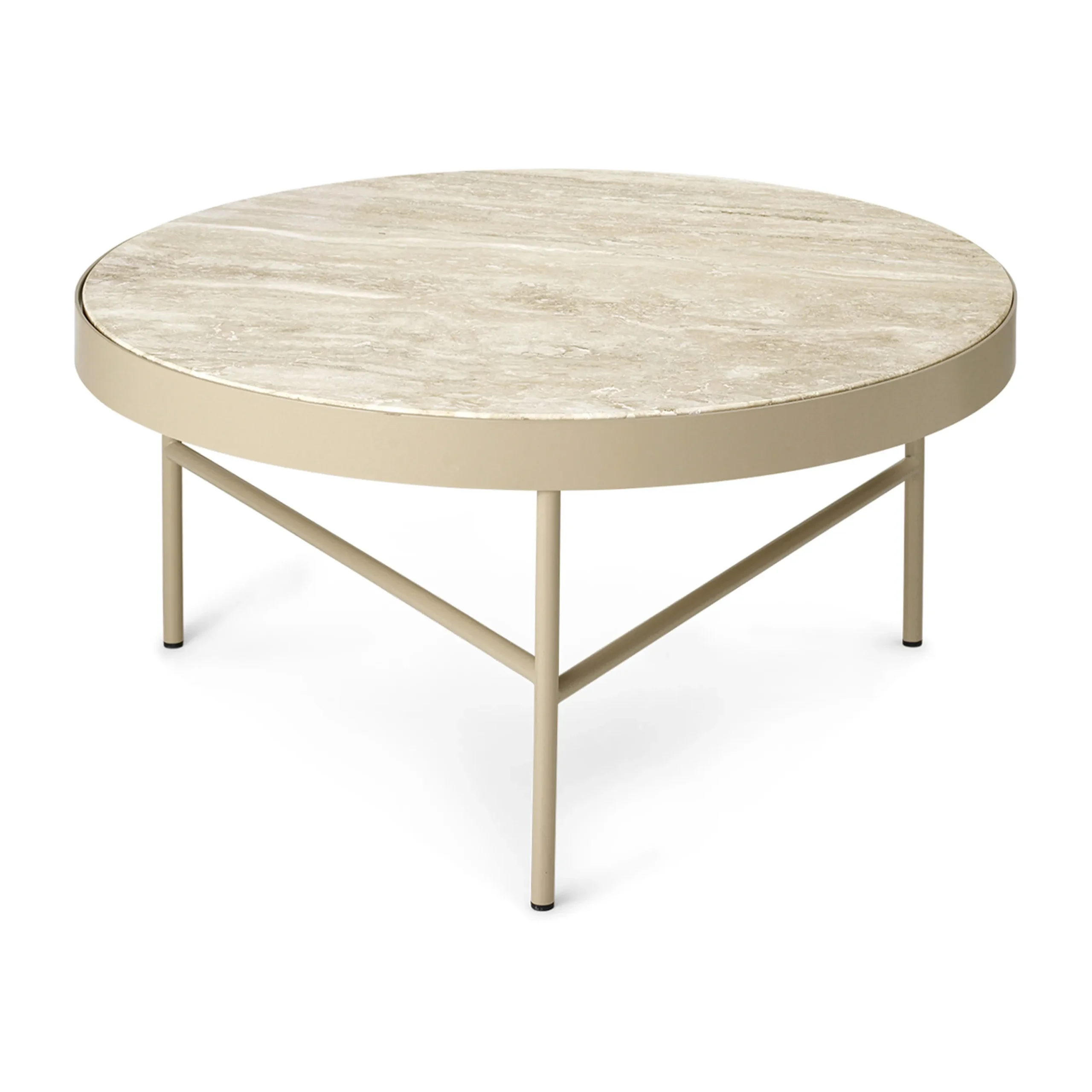 Ferm LIVING Table Basse Travertin Ø70,5 Cm 1 Ferm LIVING Table Basse Travertin Ø70,5 Cm