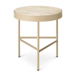 Ferm LIVING Table Basse Travertin Ø40 Cm