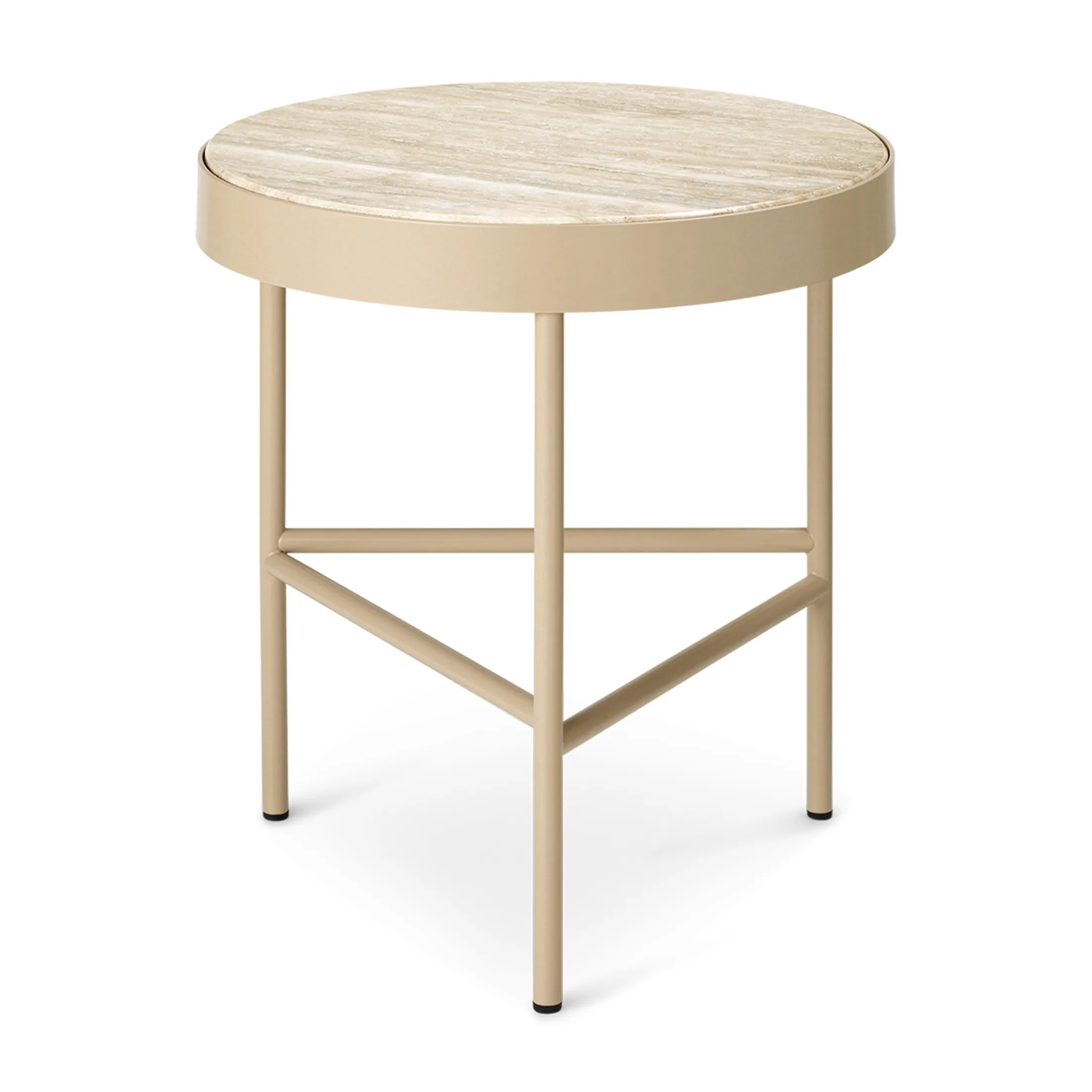 Ferm LIVING Table Basse Travertin Ø40 Cm 1 Ferm LIVING Table Basse Travertin Ø40 Cm
