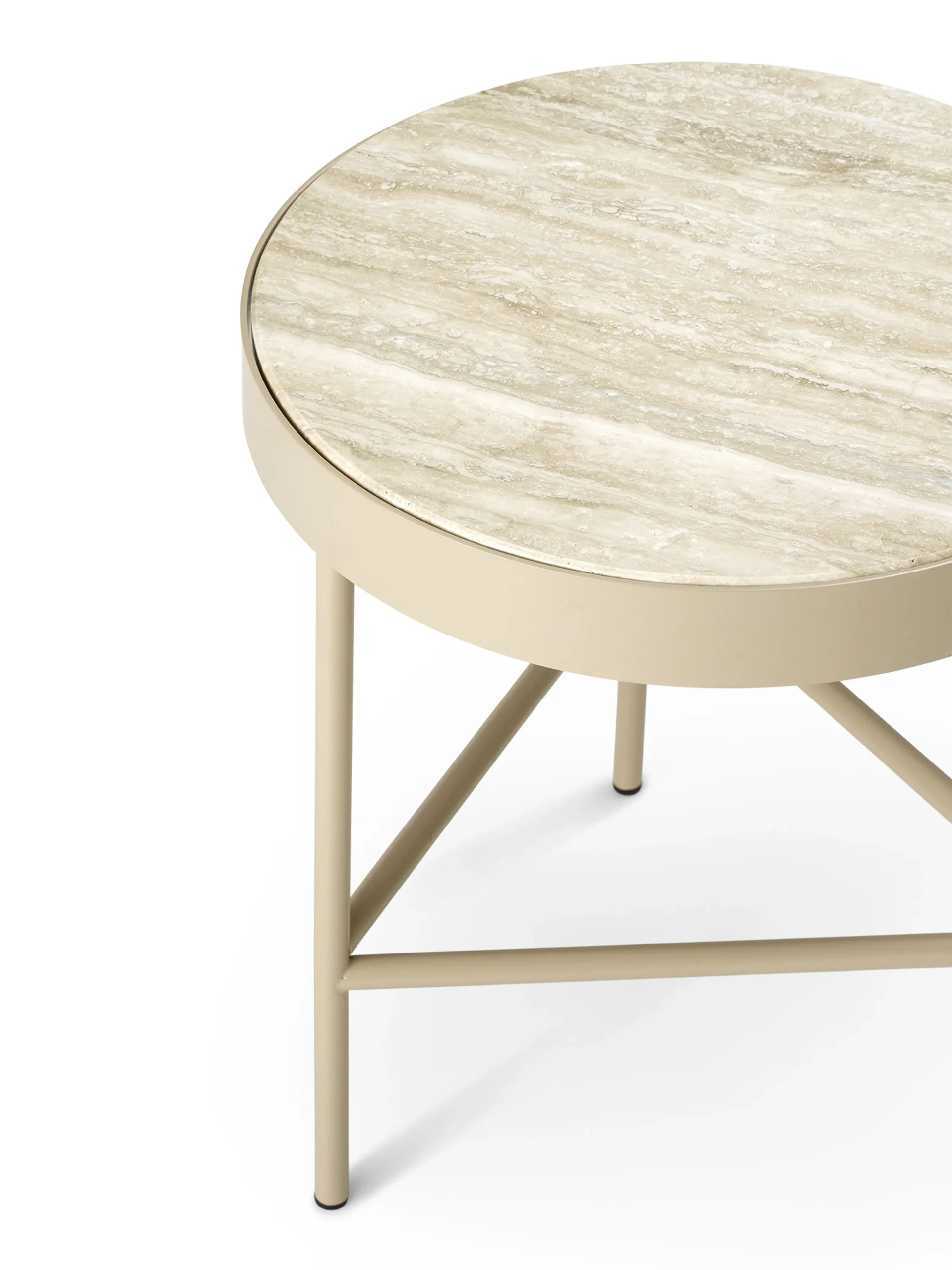 Ferm LIVING Table Basse Travertin Ø40 Cm 2 Ferm LIVING Table Basse Travertin Ø40 Cm – Image 2