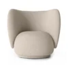 Ferm LIVING Chaise Lounge Rico Bouclé