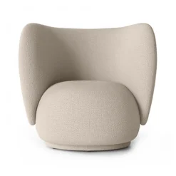 Ferm LIVING Chaise Lounge Rico Bouclé