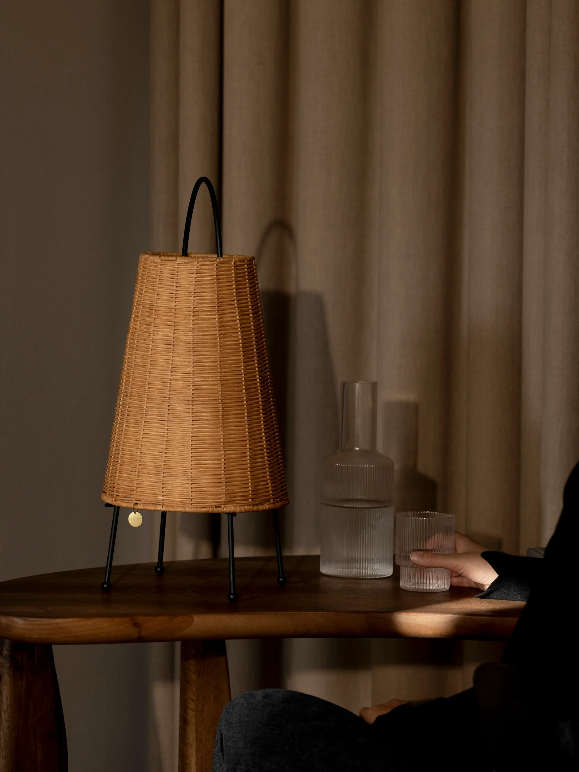 Ferm LIVING Lampe De Table Porti Braided 50 Cm 4 Ferm LIVING Lampe De Table Porti Braided 50 Cm – Image 4