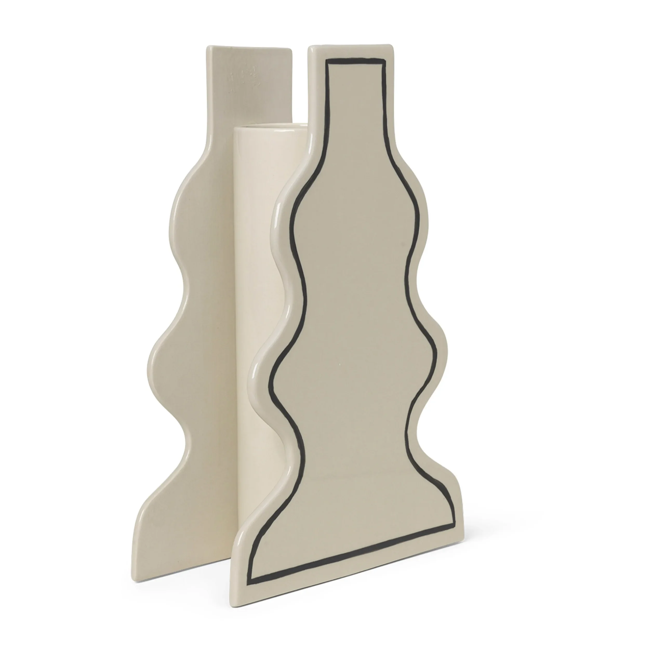 Ferm LIVING Vase Paste Curvy 36 Cm 2 Ferm LIVING Vase Paste Curvy 36 Cm – Image 2