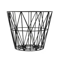 Ferm LIVING Panier Wire Noir