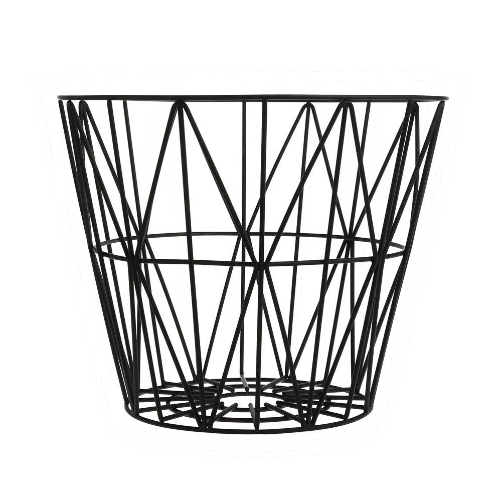 Ferm LIVING Panier Wire Noir 1 Ferm LIVING Panier Wire Noir