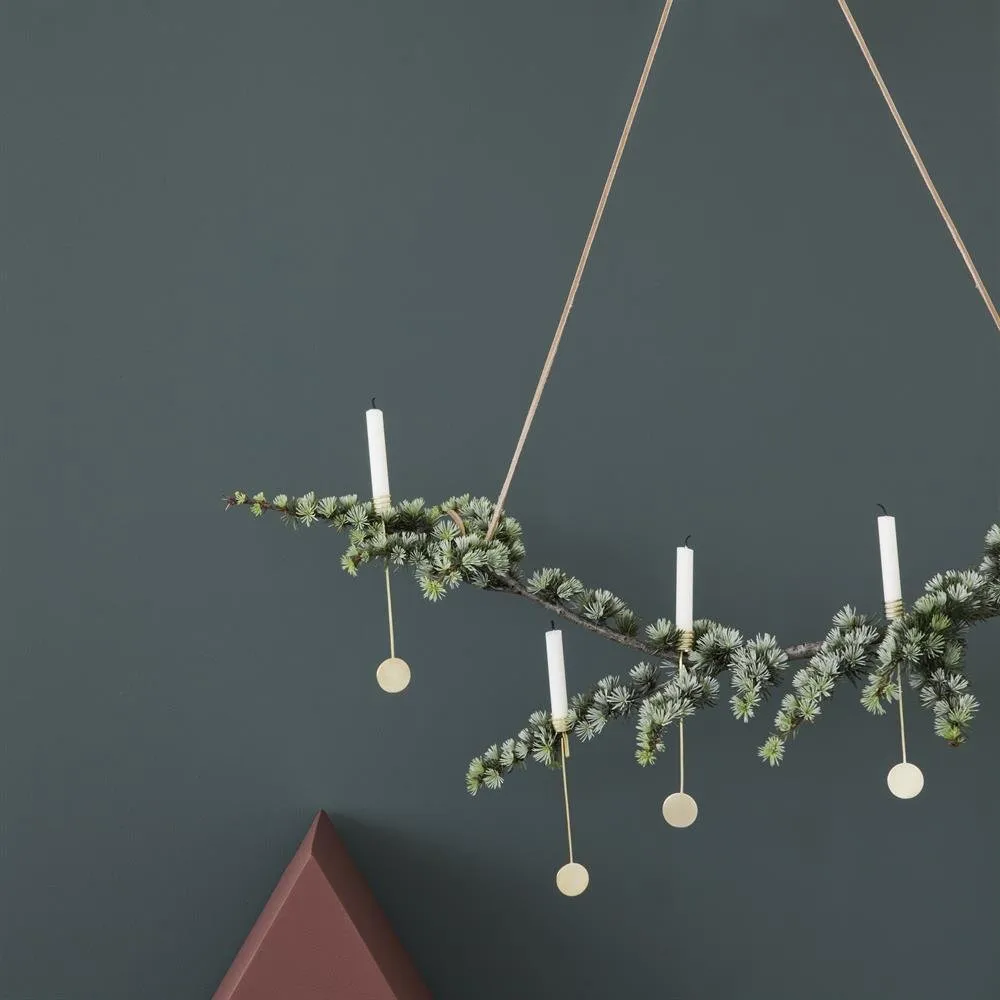 Bougeoirs Pour Sapin De Noël Ferm Living 4 Bougeoirs Pour Sapin De Noël Ferm Living – Image 4