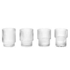 Ferm LIVING Verres Ripple Lot De 4