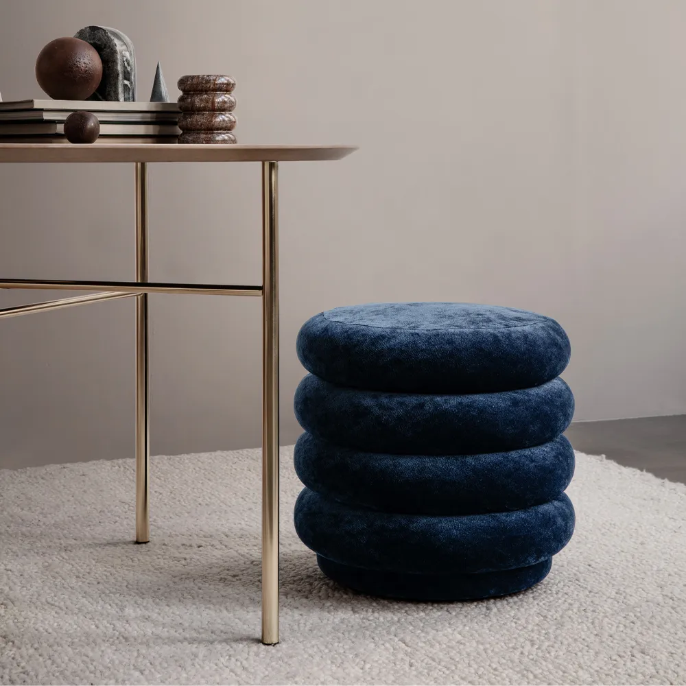 Ferm LIVING Pouf Pouf Round 2 Ferm LIVING Pouf Pouf Round – Image 2
