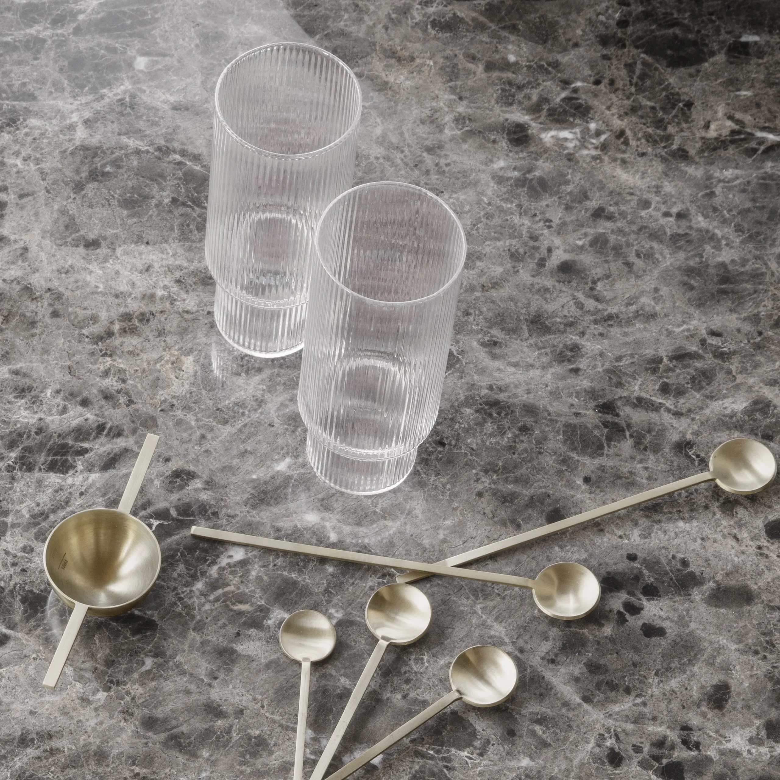 Ferm LIVING Lot De 4 Verres à Long Drink Ripple 5 Ferm LIVING Lot De 4 Verres à Long Drink Ripple – Image 5